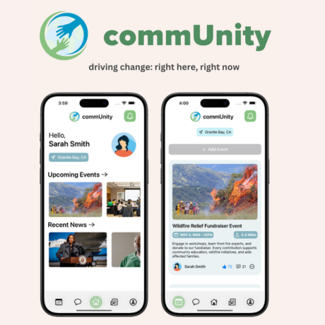 Custom-built app for connecting communities through advocacy